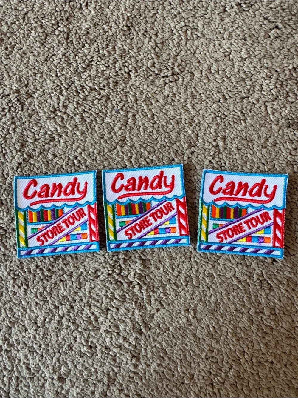 Candy Store Tour Embroidered Patch - Multicolor